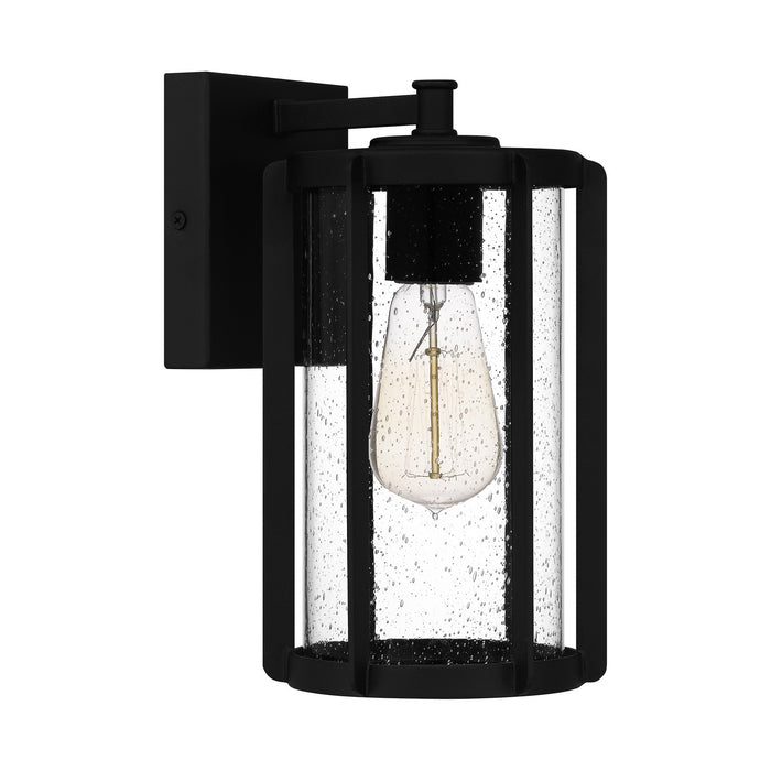 Quoizel HAZ8406EK One Light Outdoor Wall Mount, Earth Black