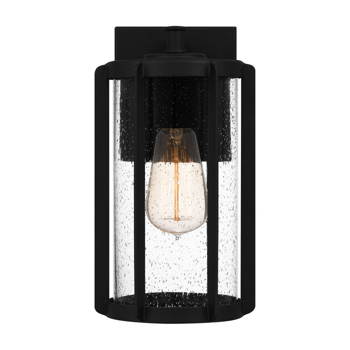 Quoizel HAZ8406EK One Light Outdoor Wall Mount, Earth Black