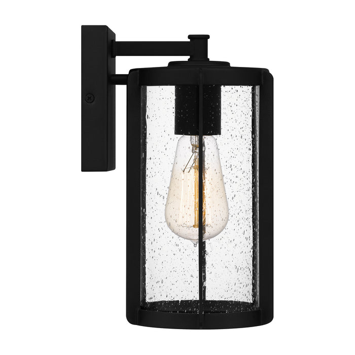 Quoizel HAZ8406EK One Light Outdoor Wall Mount, Earth Black