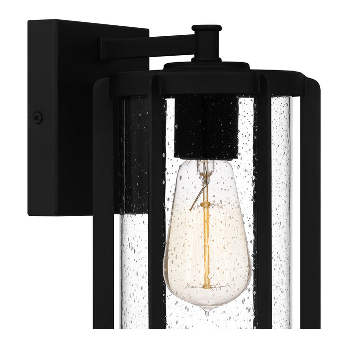 Quoizel HAZ8406EK One Light Outdoor Wall Mount, Earth Black