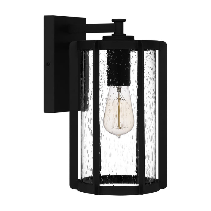 Quoizel HAZ8407EK One Light Outdoor Wall Mount, Earth Black