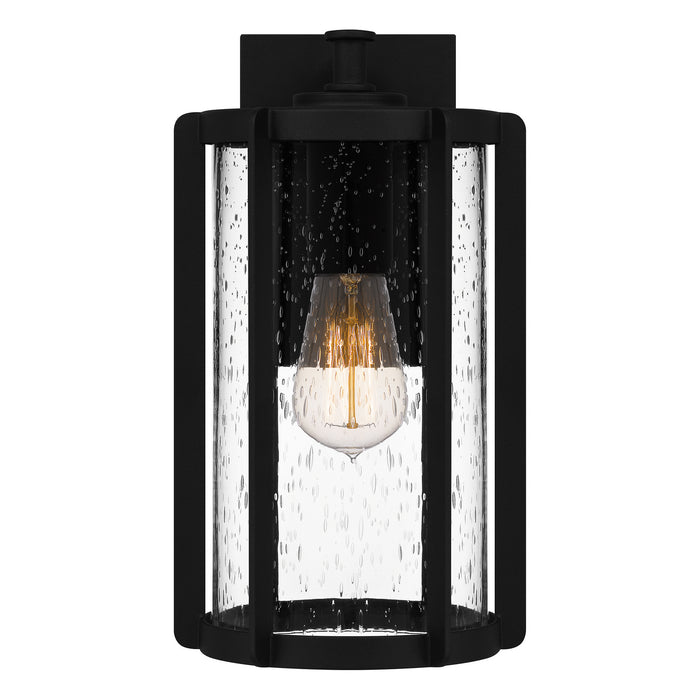Quoizel HAZ8407EK One Light Outdoor Wall Mount, Earth Black