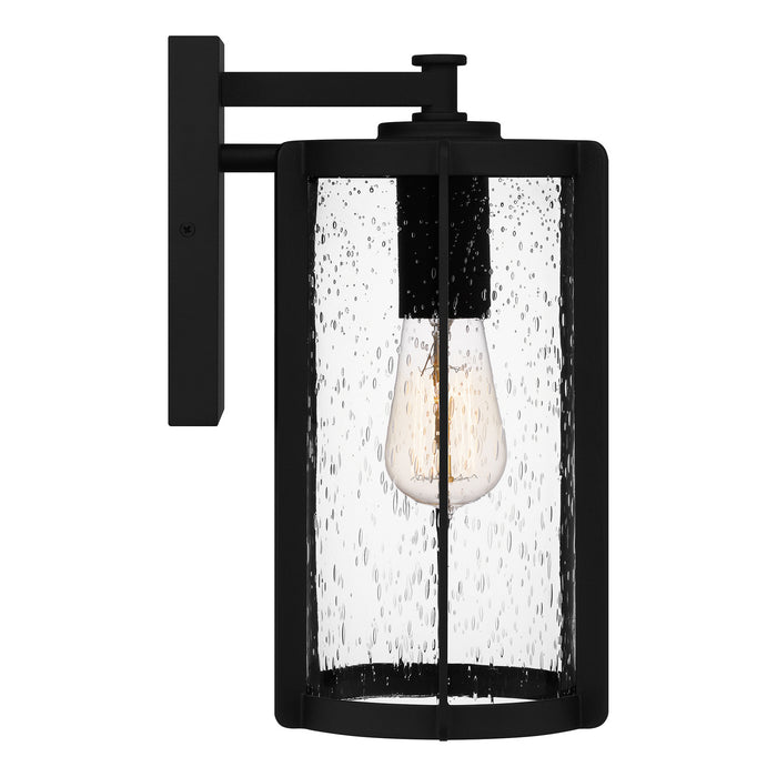 Quoizel HAZ8407EK One Light Outdoor Wall Mount, Earth Black