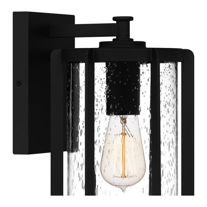 Quoizel HAZ8407EK One Light Outdoor Wall Mount, Earth Black