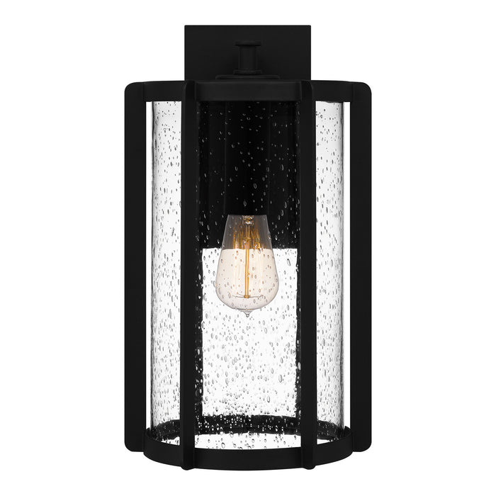 Quoizel HAZ8409EK One Light Outdoor Wall Mount, Earth Black