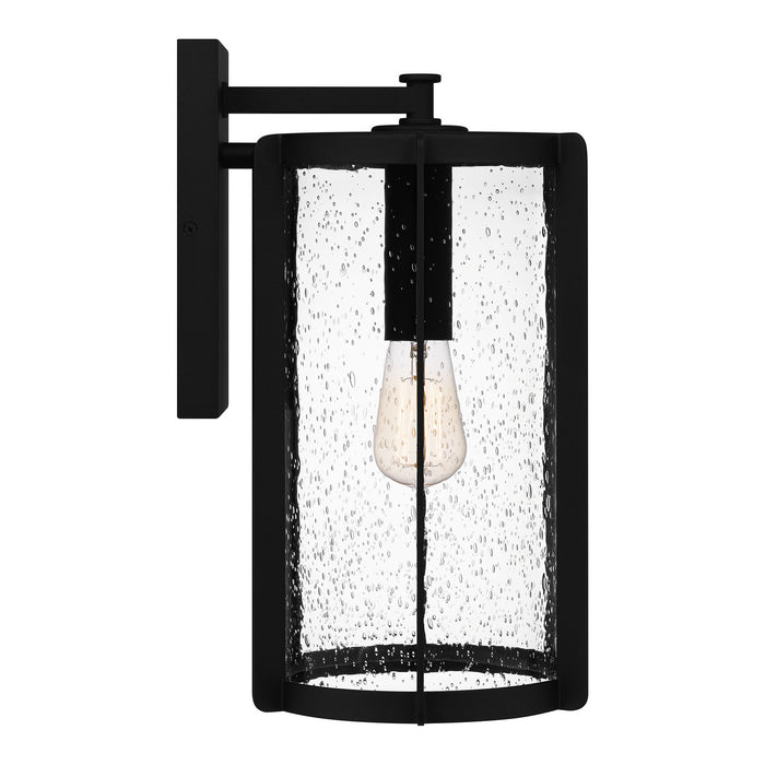 Quoizel HAZ8409EK One Light Outdoor Wall Mount, Earth Black