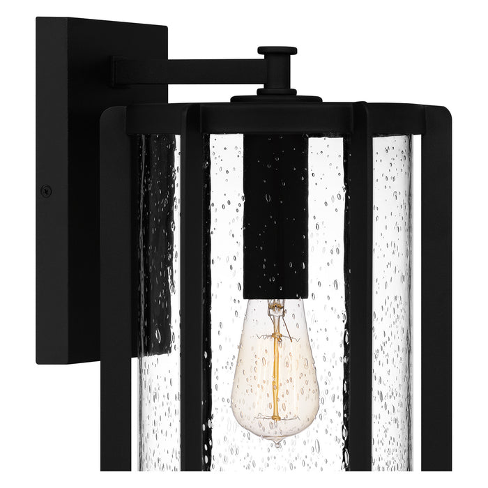 Quoizel HAZ8409EK One Light Outdoor Wall Mount, Earth Black