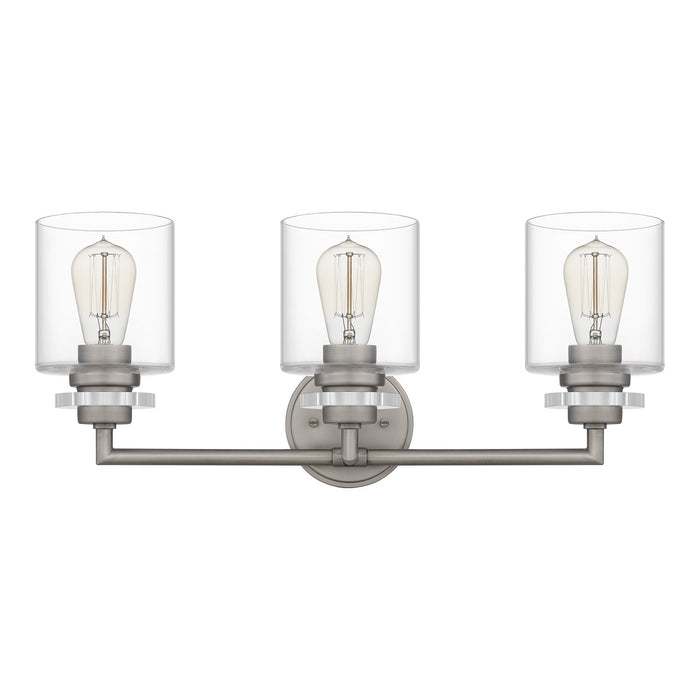 Quoizel JSP8623AN Three Light Bath, Antique Nickel