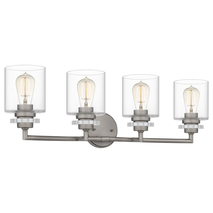 Quoizel JSP8630AN Four Light Bath, Antique Nickel