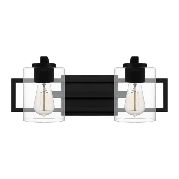 Quoizel LANS8618MBK Two Light Bath, Matte Black