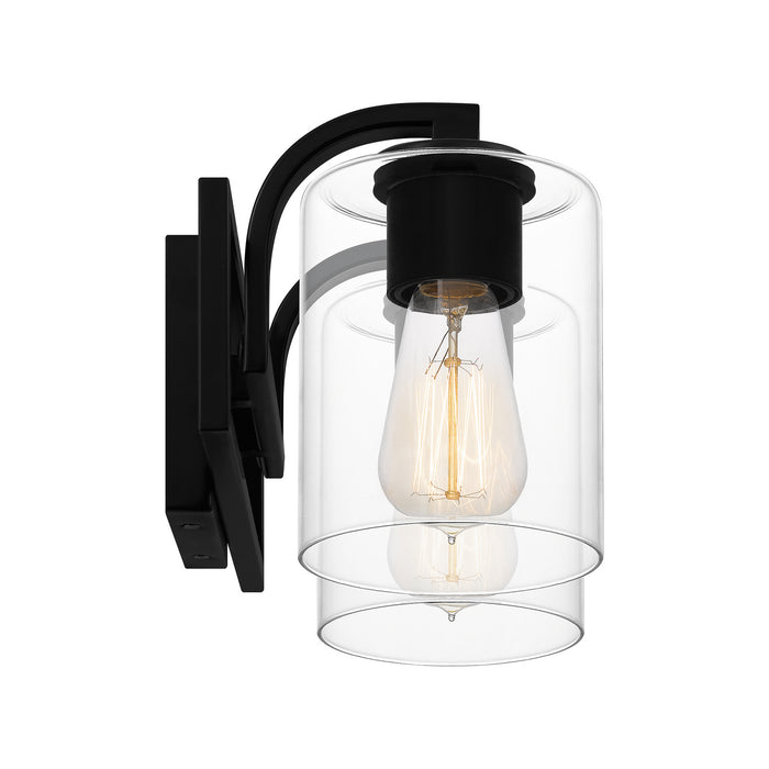 Quoizel LANS8618MBK Two Light Bath, Matte Black