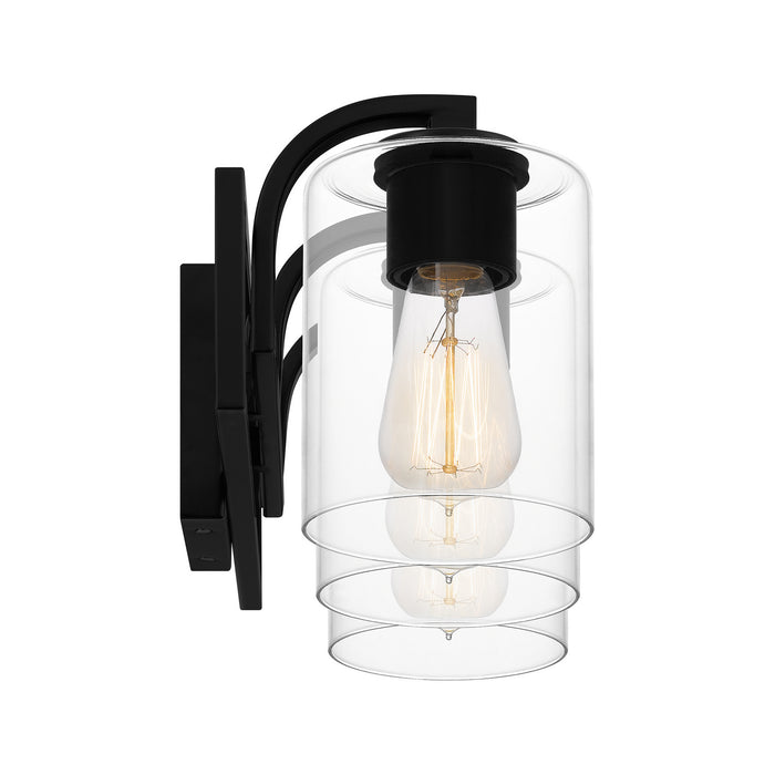 Quoizel LANS8624MBK Three Light Bath, Matte Black