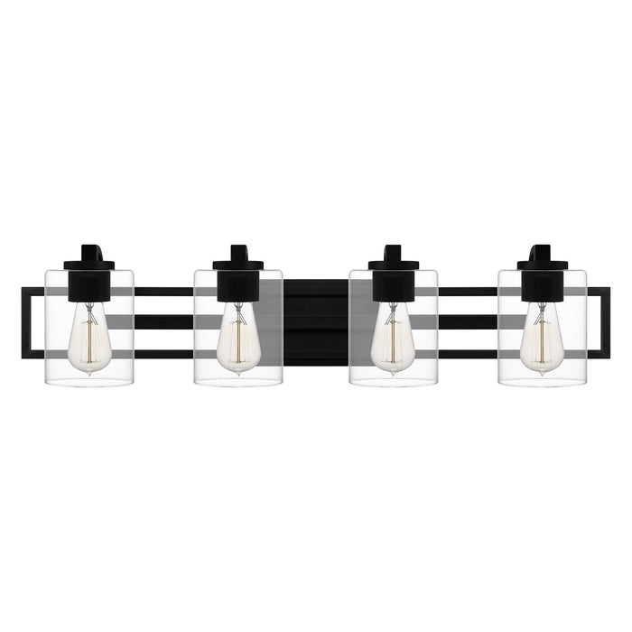 Quoizel LANS8632MBK Four Light Bath, Matte Black