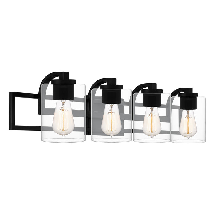 Quoizel LANS8632MBK Four Light Bath, Matte Black
