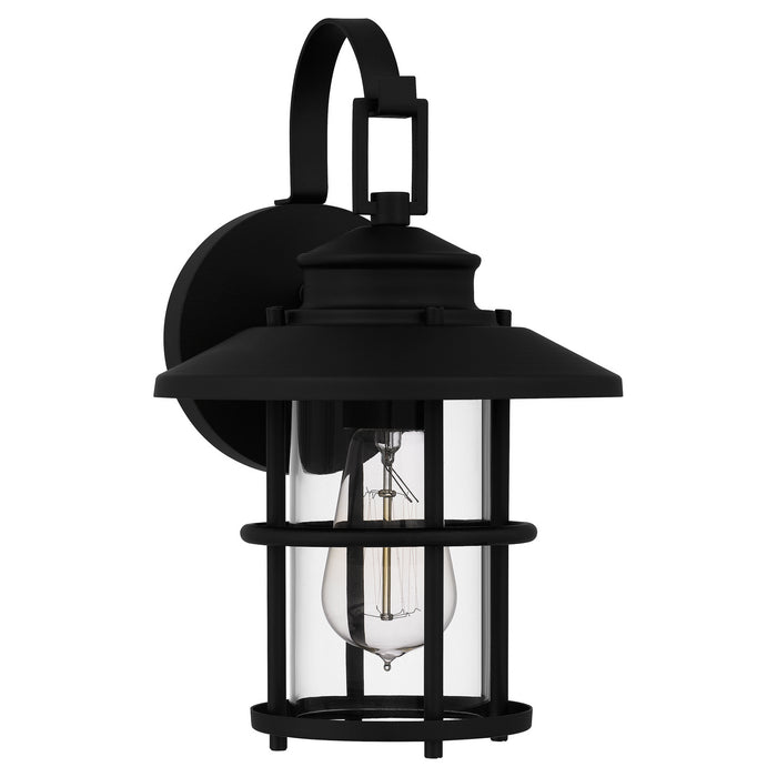 Quoizel LOM8408MBK One Light Outdoor Wall Mount, Matte Black