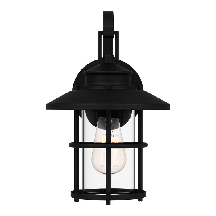 Quoizel LOM8408MBK One Light Outdoor Wall Mount, Matte Black