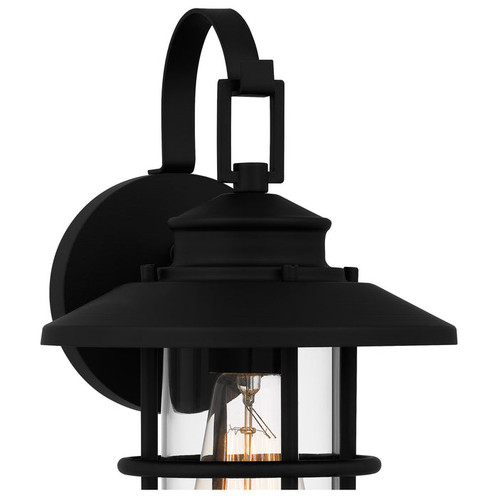 Quoizel LOM8408MBK One Light Outdoor Wall Mount, Matte Black