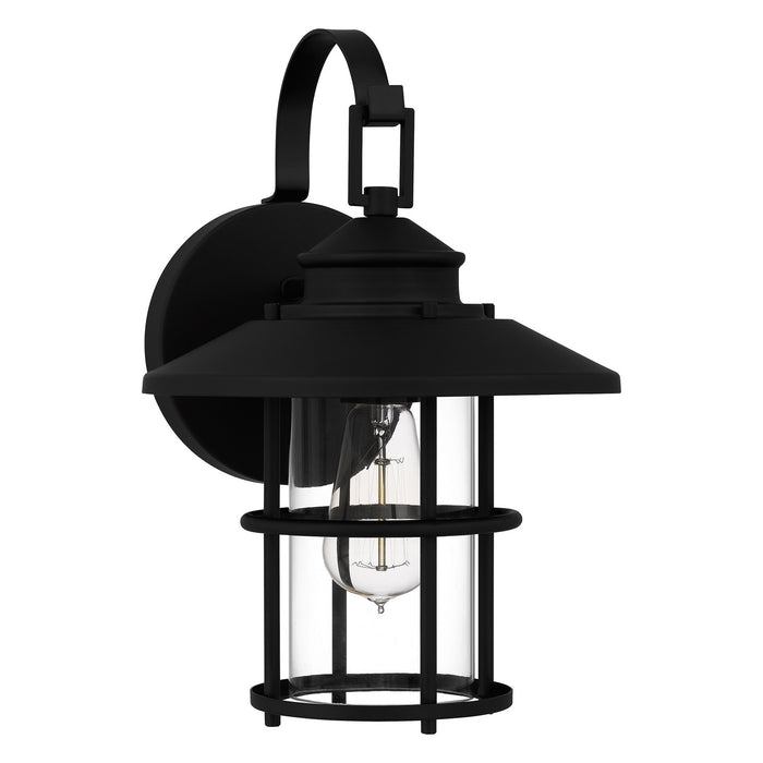 Quoizel LOM8409MBK One Light Outdoor Wall Mount, Matte Black