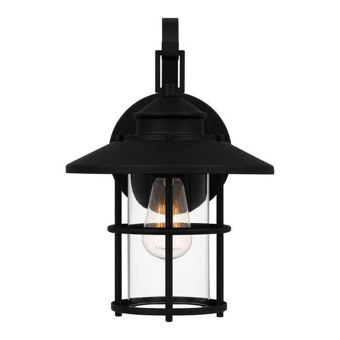 Quoizel LOM8409MBK One Light Outdoor Wall Mount, Matte Black