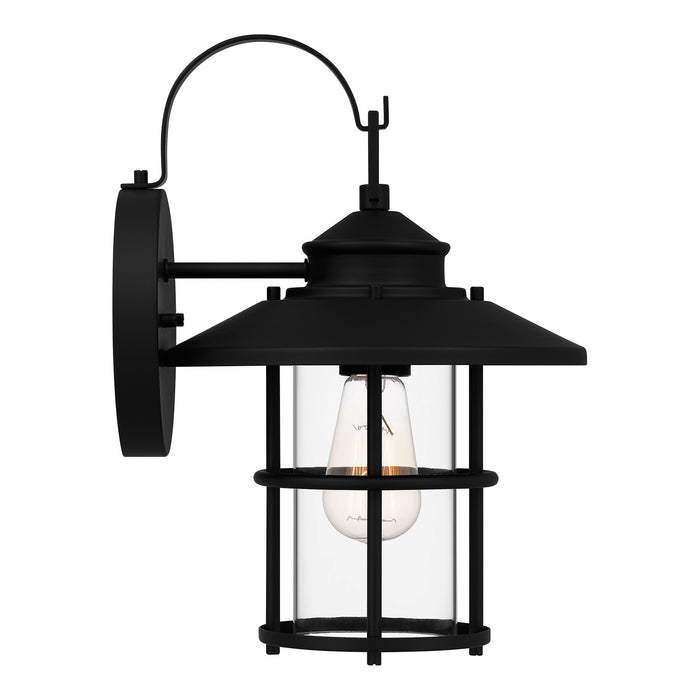 Quoizel LOM8409MBK One Light Outdoor Wall Mount, Matte Black