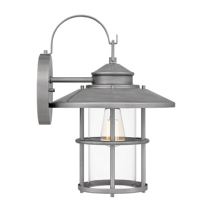Quoizel LOM8411ABA One Light Outdoor Wall Mount, Antique Brushed Aluminum