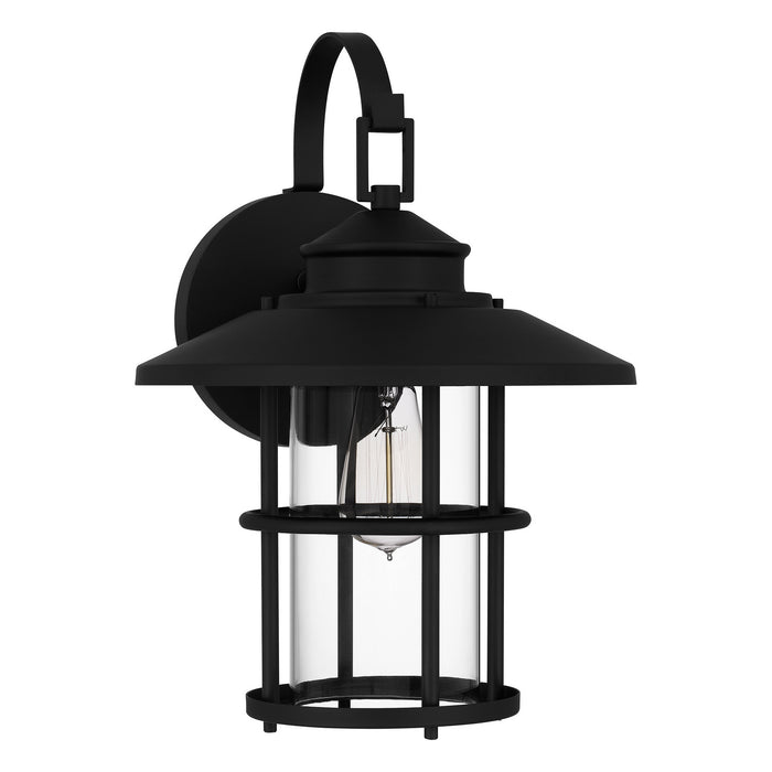 Quoizel LOM8411MBK One Light Outdoor Wall Mount, Matte Black