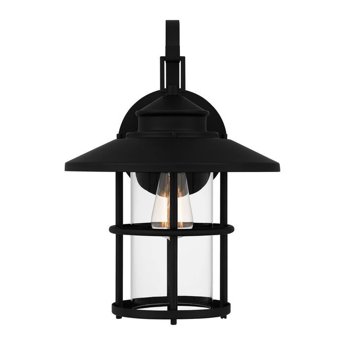Quoizel LOM8411MBK One Light Outdoor Wall Mount, Matte Black