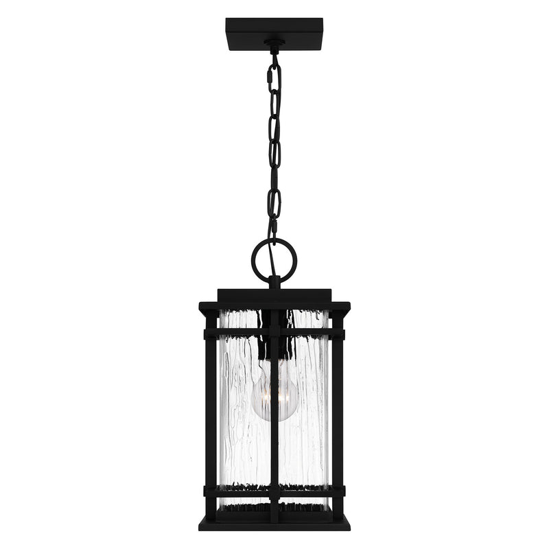 Quoizel MCL1508EK One Light Mini Pendant, Earth Black