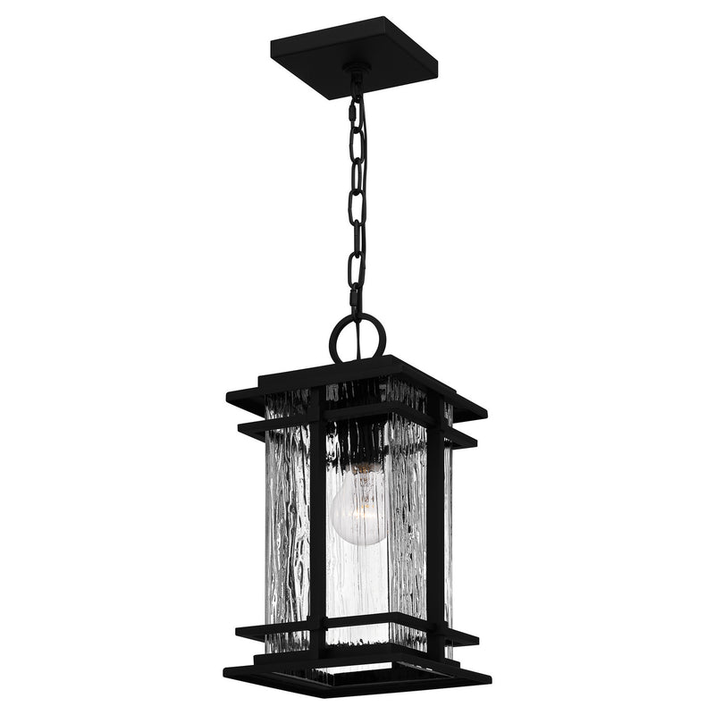 Quoizel MCL1508EK One Light Mini Pendant, Earth Black