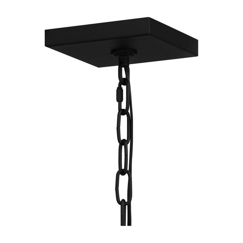 Quoizel MCL1508EK One Light Mini Pendant, Earth Black