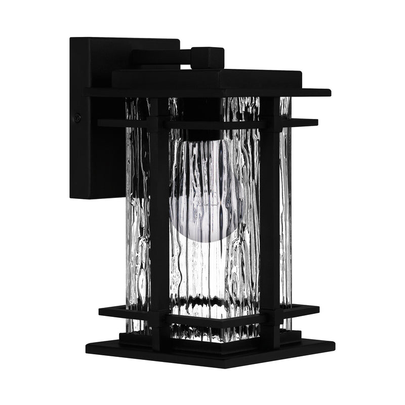 Quoizel MCL8405EK One Light Outdoor Wall Mount, Earth Black