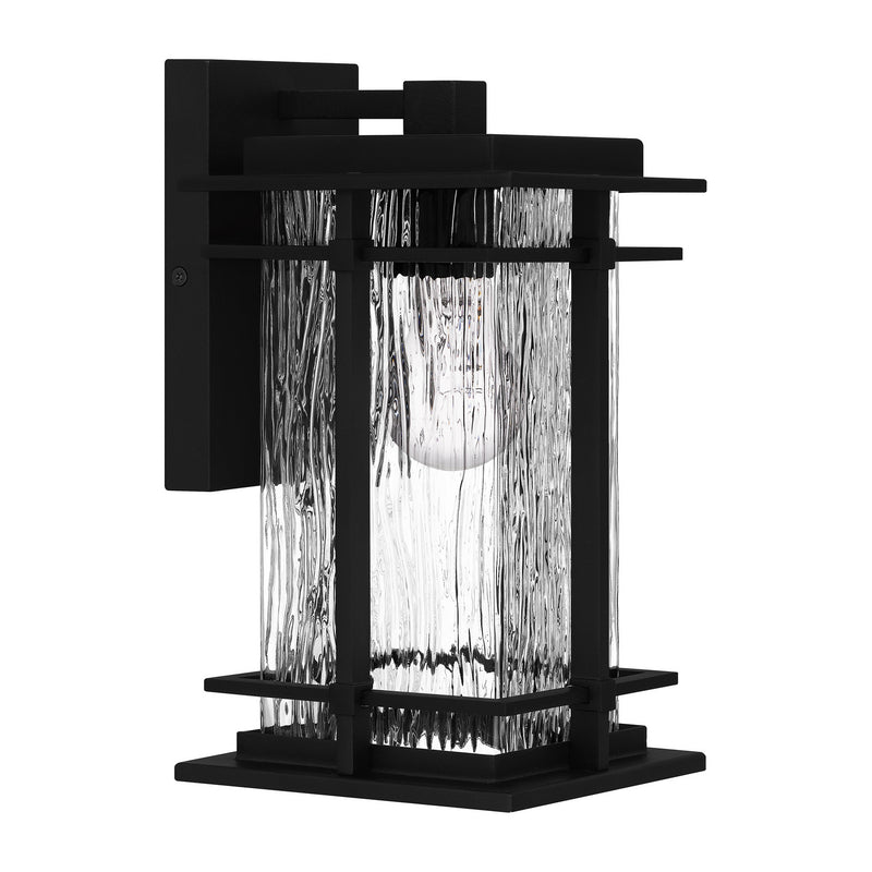 Quoizel MCL8406EK One Light Outdoor Wall Mount, Earth Black