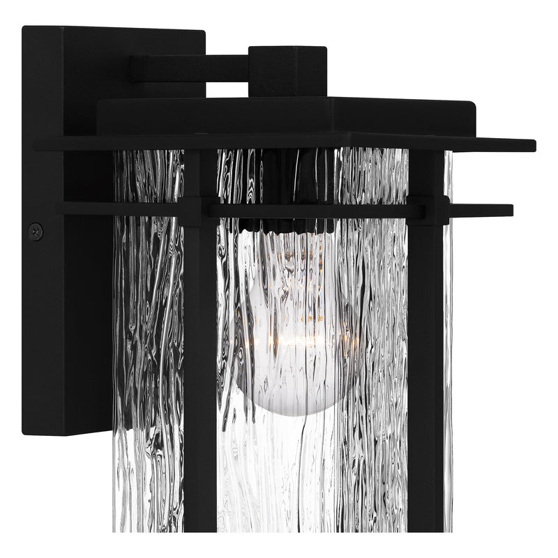 Quoizel MCL8406EK One Light Outdoor Wall Mount, Earth Black