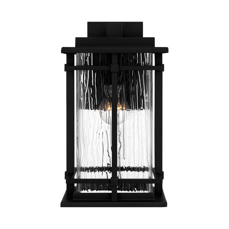 Quoizel MCL8408EK One Light Outdoor Wall Mount, Earth Black