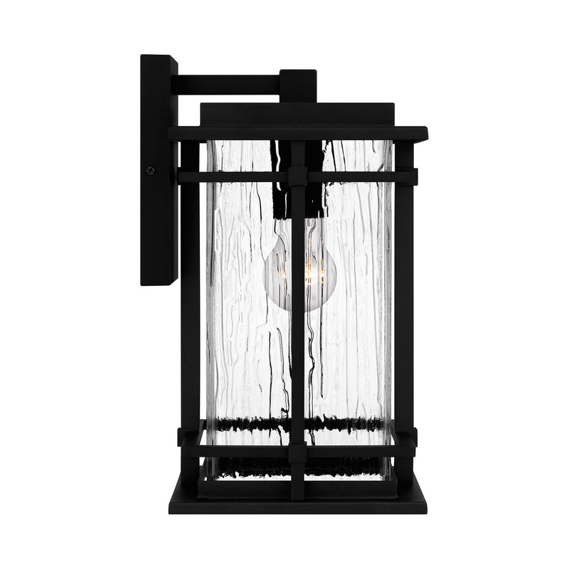 Quoizel MCL8408EK One Light Outdoor Wall Mount, Earth Black