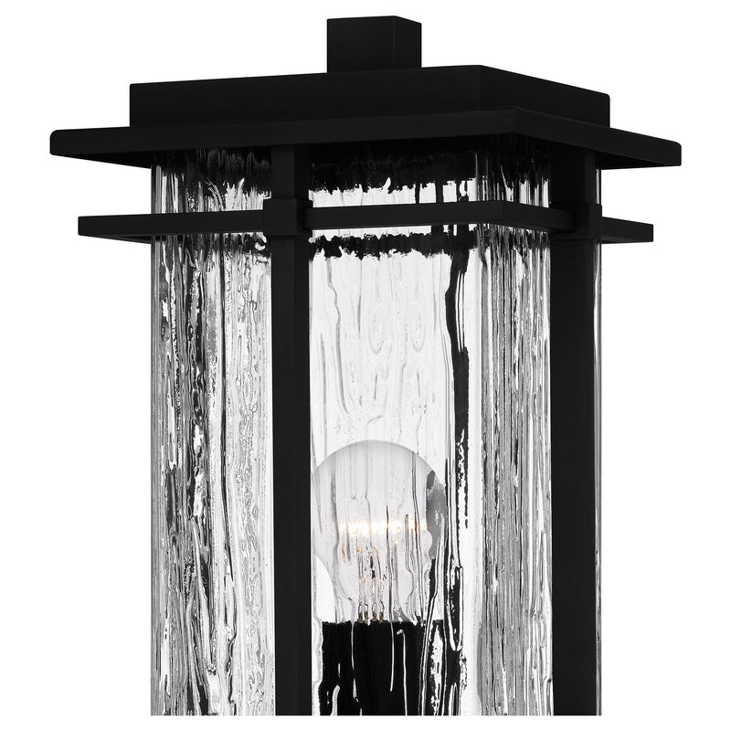 Quoizel MCL9008EK One Light Outdoor Wall Mount, Earth Black