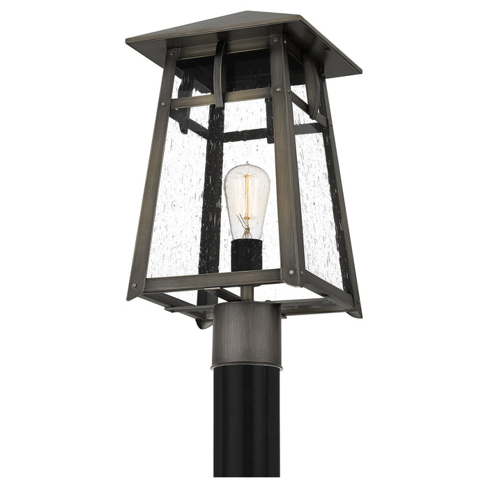 Quoizel MRL9009BBR One Light Outdoor Post Mount, Burnished Bronze