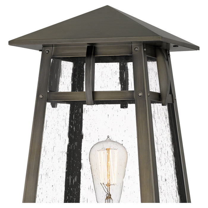 Quoizel MRL9009BBR One Light Outdoor Post Mount, Burnished Bronze