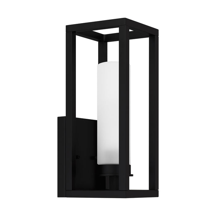 Quoizel NEV8405MBK One Light Outdoor Lantern, Matte Black