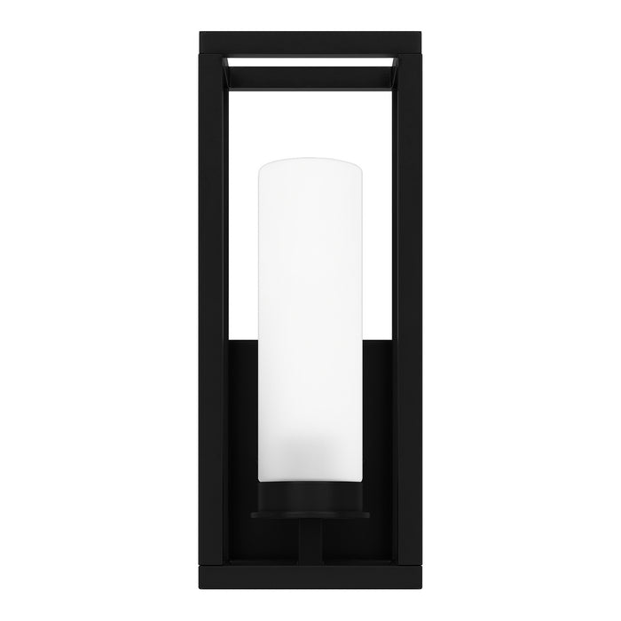 Quoizel NEV8405MBK One Light Outdoor Lantern, Matte Black