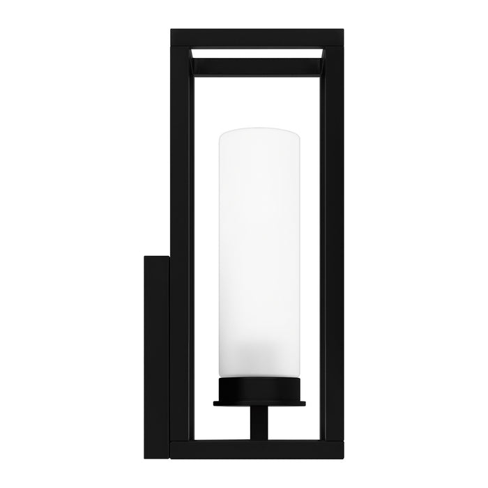 Quoizel NEV8405MBK One Light Outdoor Lantern, Matte Black