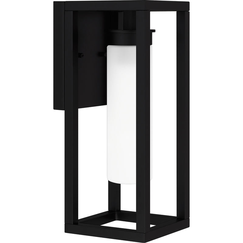 Quoizel NEV8405MBK One Light Outdoor Lantern, Matte Black