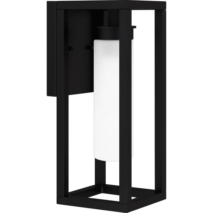 Quoizel NEV8405MBK One Light Outdoor Lantern, Matte Black
