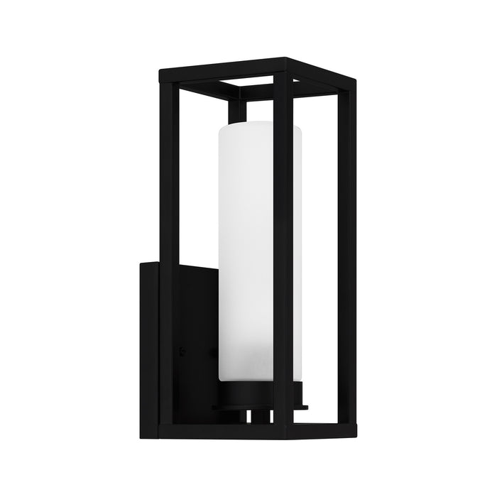 Quoizel NEV8406MBK One Light Outdoor Lantern, Matte Black