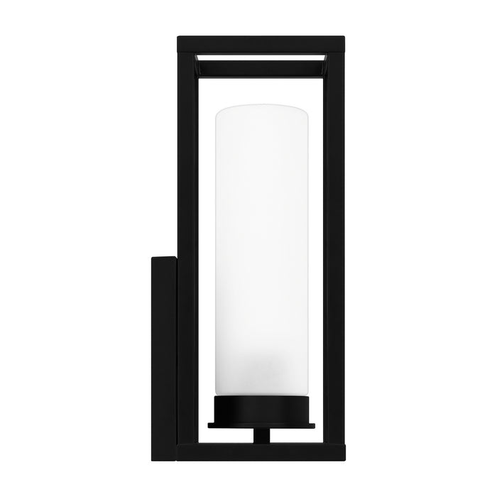 Quoizel NEV8406MBK One Light Outdoor Lantern, Matte Black