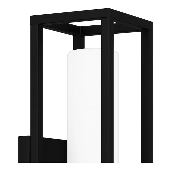 Quoizel NEV8406MBK One Light Outdoor Lantern, Matte Black