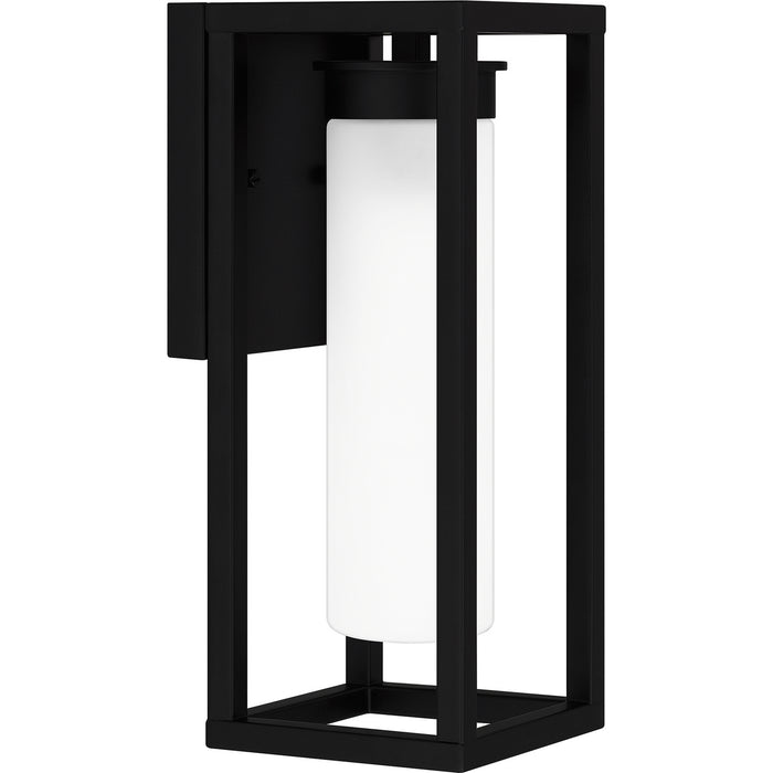 Quoizel NEV8406MBK One Light Outdoor Lantern, Matte Black