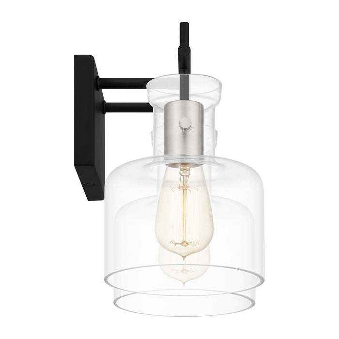 Quoizel PEN8616MBK Two Light Bath, Matte Black