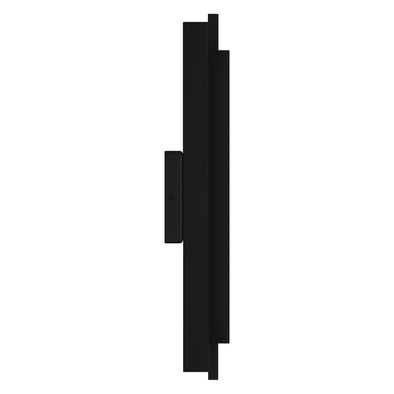 Quoizel PNT8406MBK LED Outdoor Wall Lantern, Matte Black