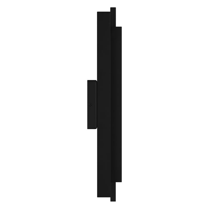 Quoizel PNT8406MBK LED Outdoor Wall Lantern, Matte Black